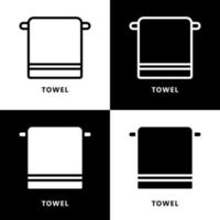 handtuch symbol cartoon. Handtuchhalter Symbol Vektor Logo