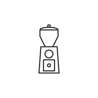 Kaffeemühlenvektor für die Symboldarstellung der Website vektor