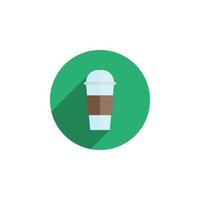 kaffe kopp plast vektor för hemsida symbol ikon presentation