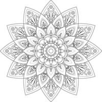 kreativ mandala design vektor