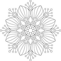 kreativ mandala design vektor