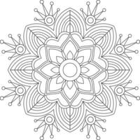 kreatives Mandala-Design vektor