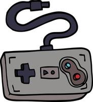 Cartoon-Doodle-Gamecontroller vektor