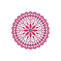 Mandala-Hintergrund. vintage dekorative elemente. hand gezeichneter hintergrund. islam, arabisch, indisch, osmanische motive elegantes traditionelles florales ethnisches mandala mit bunter ornament.kreis-mandala-tapete vektor