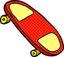 Cartoon-Doodle-Skateboard vektor