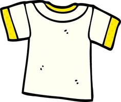 Cartoon-Gekritzel-T-Shirt vektor