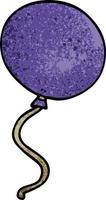 tecknad doodle ballong vektor