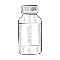 medicin flaskor kapsel uppsättning artbo vektor