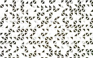 ljus svart vektor sömlös layout med linjer, trianglar.