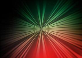 mörkgrön, röd vektorbakgrund med raka linjer. vektor