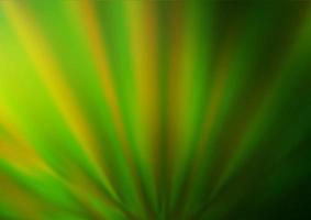 ljus grön, gul vektor suddig ljus mönster.