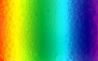 helle mehrfarbige, Regenbogenvektordreieck-Mosaikschablone. vektor