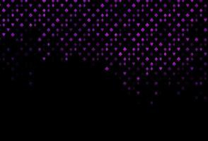 dunkelviolette Vektorvorlage mit Pokersymbolen. vektor
