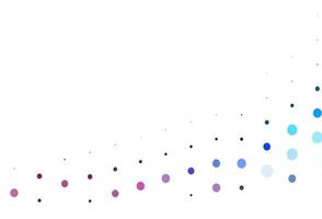 hellblaue, rote Vektorabdeckung mit Flecken. vektor