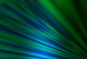 dunkelblauer, grüner Vektorhintergrund mit langen Linien. vektor