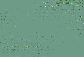 ljus grön, gul vektor mall med kristaller, rektanglar.