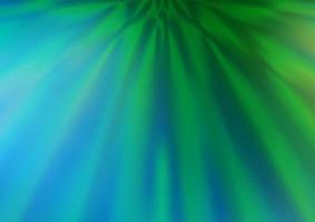 ljusblå, grön vektorbokeh och färgglada mönster. vektor