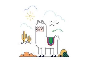 Gratis Alpaca Vector