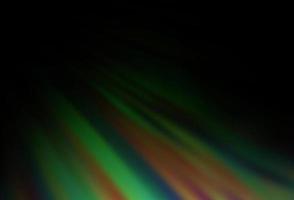 dunkelgrüne Vektorbeschaffenheit mit farbigen Linien. vektor