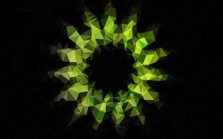 ljusgrön vektor månghörnigt mönster.