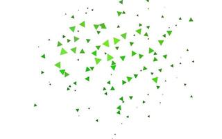 hellgrünes Vektormuster im polygonalen Stil. vektor