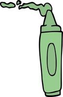 Cartoon-Doodle-Farbstift vektor