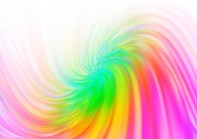 ljus mångfärgad, regnbågens vektormönster med böjda cirklar. vektor