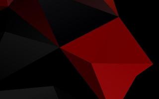 mörk röd vektor abstrakt polygonalt omslag.