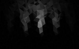 dunkles Silber, graue Vektor-Low-Poly-Textur. vektor