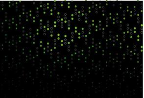 mörkgrön vektorbakgrund med bubblor. vektor