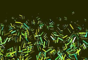 hellgrünes, gelbes Vektorlayout mit flachen Linien. vektor