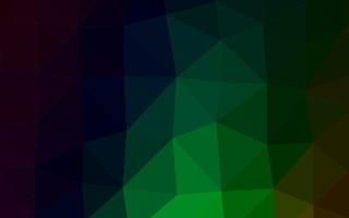 mörkgrön vektor abstrakt polygonal layout.