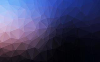 dunkelrosa, blauer Vektor abstrakte polygonale Abdeckung.