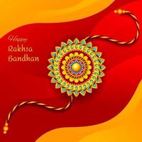 raksha bandhan festival rakhi illustration rakhi hintergrund für banner poster vektor