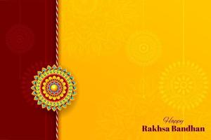 glückliches raksha bandhan schönes banner vektor