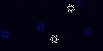 ljusgrå vektor bakgrund med virussymboler.