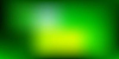 ljusgrön, gul vektor abstrakt oskärpa mall.