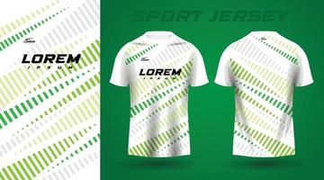 grünes T-Shirt Sport-Jersey-Design vektor