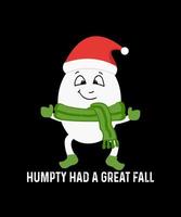 humpty hade en greatt falla vektor