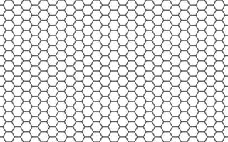 vaxkaka linje konst bakgrund. enkel bikupa sömlös mönster. vektor illustration av platt geometrisk textur symbol. sexhörning, hexagonal tecken eller cell ikon. honung bi bikupa, svart och vit Färg.