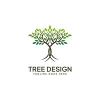 mall träd av liv logotyp inspiration vektor