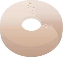 Donut-Grafik-Vektor-Illustration-Symbol vektor