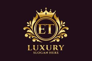 Anfangsbuchstabe Royal Luxury Logo Vorlage in Vektorgrafiken für luxuriöse Branding-Projekte und andere Vektorillustrationen. vektor