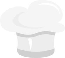 kock hatt, illustration, vektor på vit bakgrund