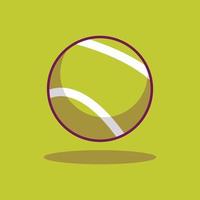 tennis boll vektor illustration logotyp