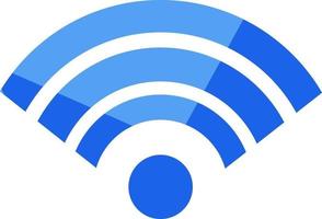 Wi-Fi-Zeichen, Illustration, Vektor auf weißem Hintergrund
