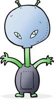 Cartoon-Weltraum-Alien vektor