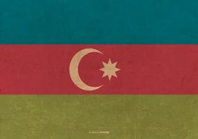 Grunge Flagge von Aserbaidschan vektor