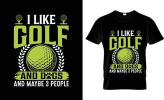 golf t-shirt design, golf t-shirt slogan och kläder design, golf typografi, golf vektor, golf illustration vektor