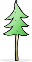 Cartoon-Baum-Symbol vektor